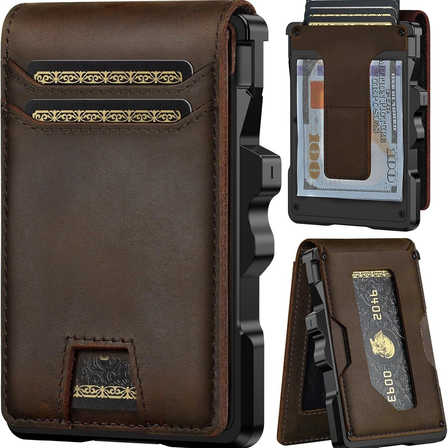 Anti-Scan Metal Card Holder European And American Style