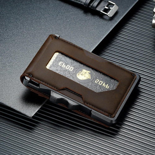 Anti-Scan Metal Card Holder European And American Style